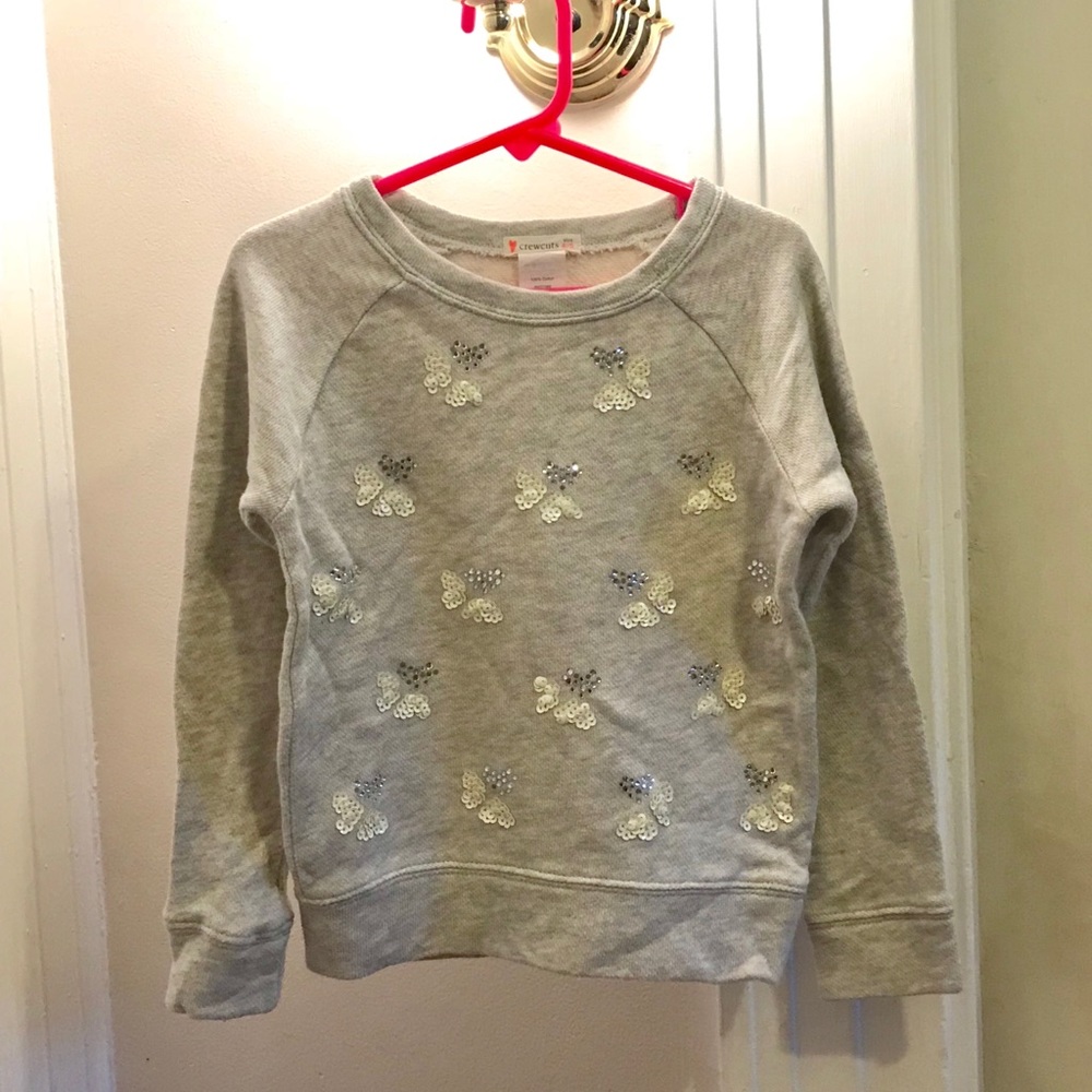 Crewcuts Girls Sweatshirt with Sequins